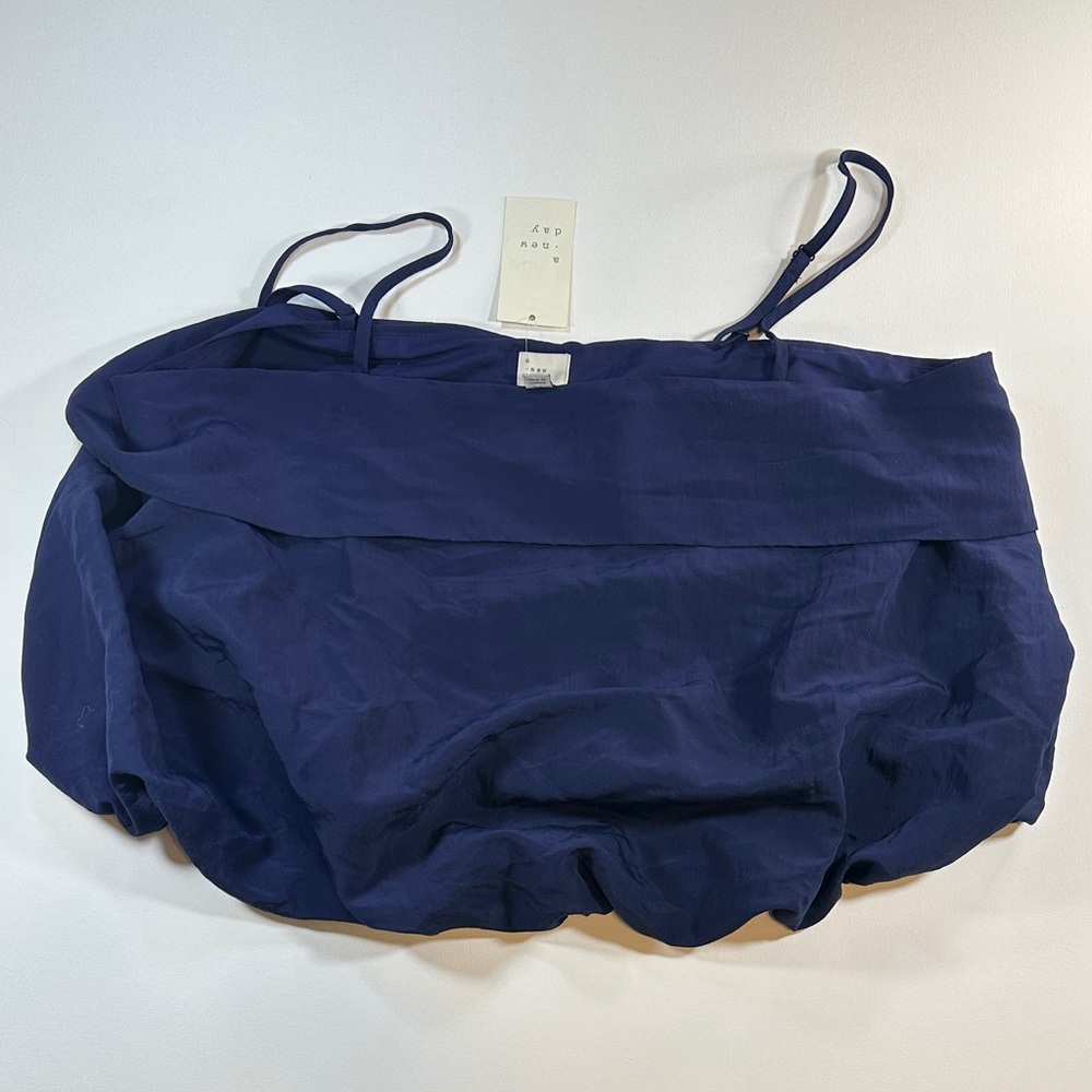 A New Day Deep Blue Spaghetti Strap Top NWT Size XXL